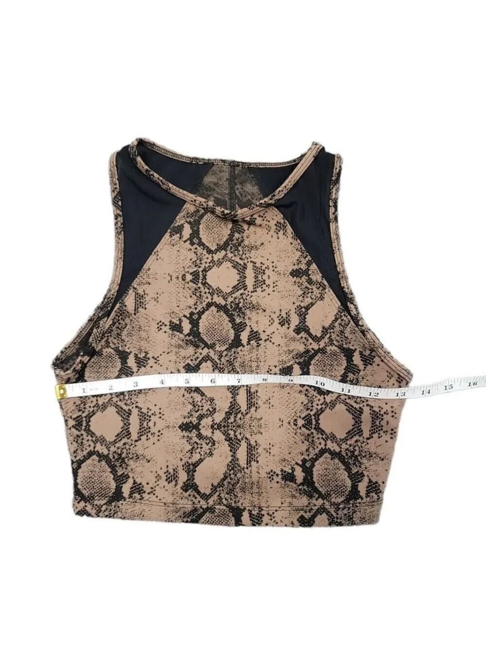 KORAL Bra React Brown Python/Black - Picture 5 of 9